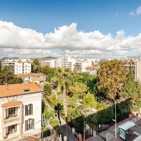 Daire Juan-les-pins Moderne Studio, Sea View